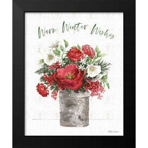Rustic Season IV Black Modern Wood Framed Art Print by Grove, Beth