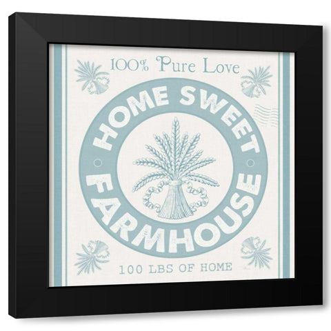 Vintage Farmhouse I Black Modern Wood Framed Art Print by Pela Studio