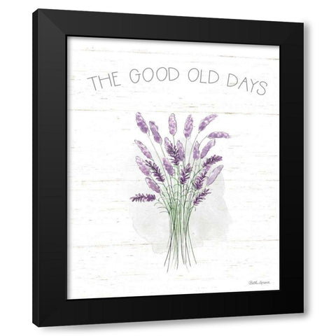 Farmhouse Cotton VII Sage Black Modern Wood Framed Art Print by Grove, Beth