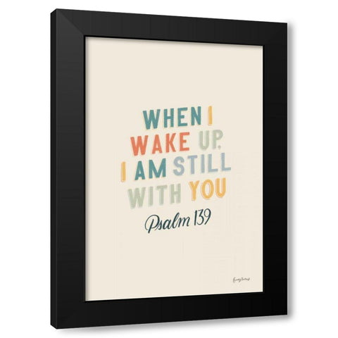 Bible Saying IV Black Modern Wood Framed Art Print with Double Matting by Thorns, Becky
