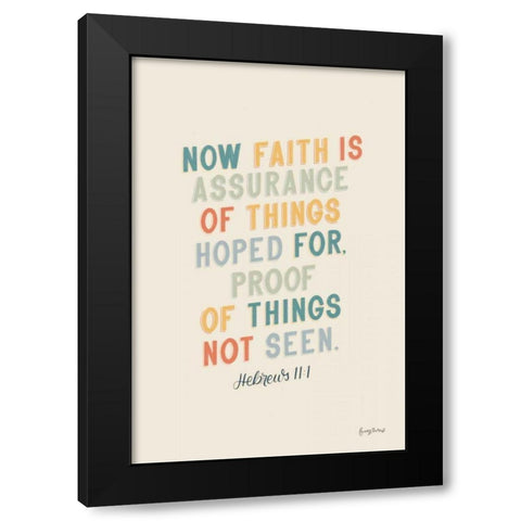 Bible Saying V Black Modern Wood Framed Art Print with Double Matting by Thorns, Becky