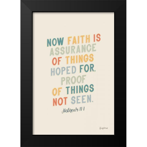 Bible Saying V Black Modern Wood Framed Art Print by Thorns, Becky