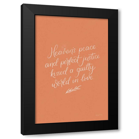 Sunday Hymn I Black Modern Wood Framed Art Print with Double Matting by Thorns, Becky