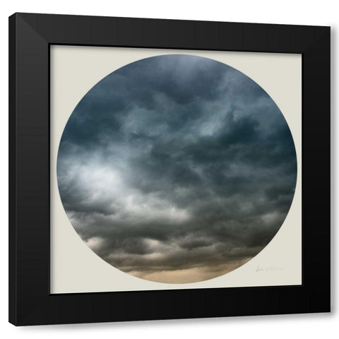 Cloud Circle I Black Modern Wood Framed Art Print by Eichman, Andre