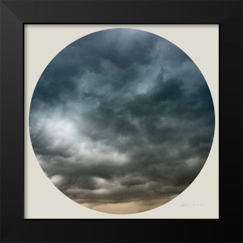 Cloud Circle I Black Modern Wood Framed Art Print by Eichman, Andre