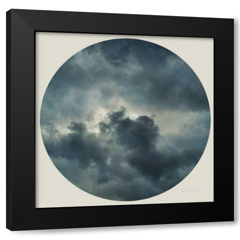 Cloud Circle II Black Modern Wood Framed Art Print by Eichman, Andre