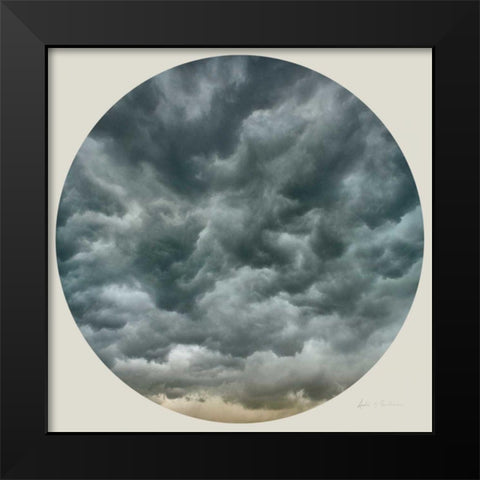 Cloud Circle III Black Modern Wood Framed Art Print by Eichman, Andre