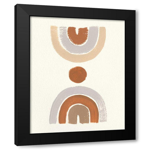 Desert Rainbows II Black Modern Wood Framed Art Print with Double Matting by Hershey, Moira