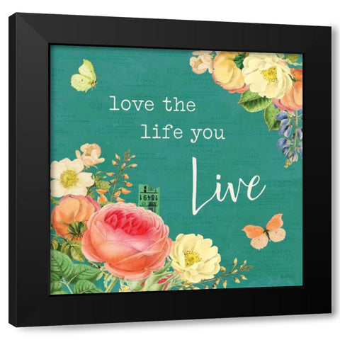 Garden District II Black Modern Wood Framed Art Print by Pertiet, Katie