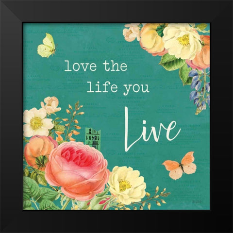 Garden District II Black Modern Wood Framed Art Print by Pertiet, Katie