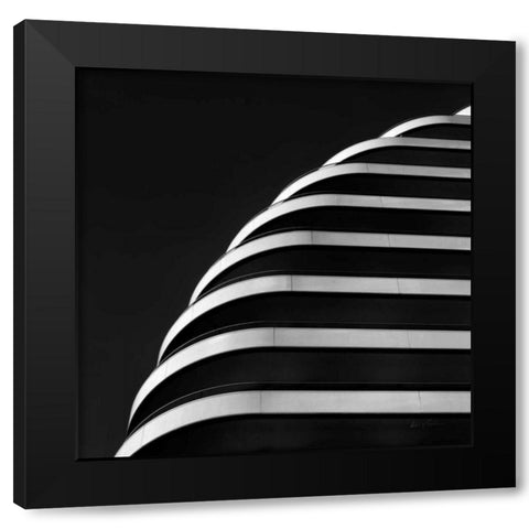 Urban Scene II Black Modern Wood Framed Art Print with Double Matting by Eichman, Andre