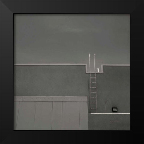 Urban Scene IV Black Modern Wood Framed Art Print by Eichman, Andre