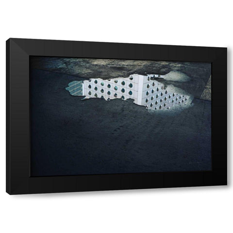 Urban Scene VII Black Modern Wood Framed Art Print by Eichman, Andre