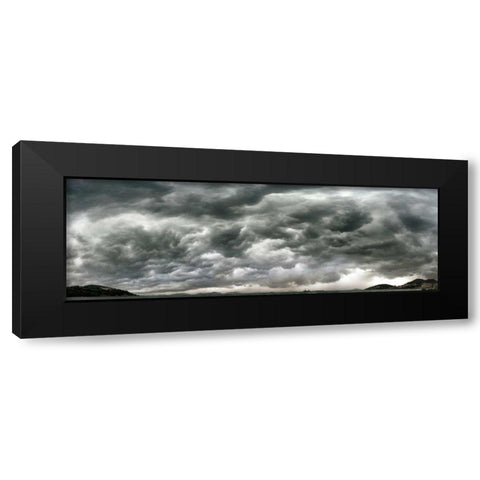 Clouds II Black Modern Wood Framed Art Print with Double Matting by Eichman, Andre