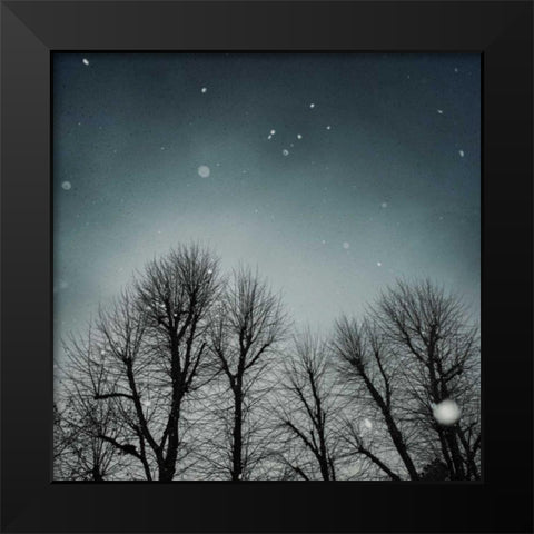 Winter Sky Black Modern Wood Framed Art Print by Eichman, Andre