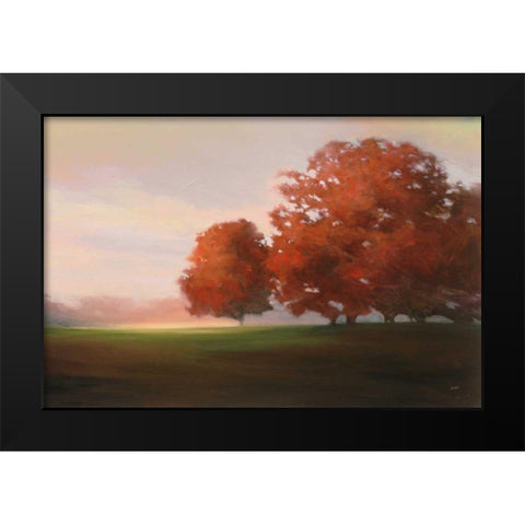 Autumn Glow Black Modern Wood Framed Art Print by Purinton, Julia