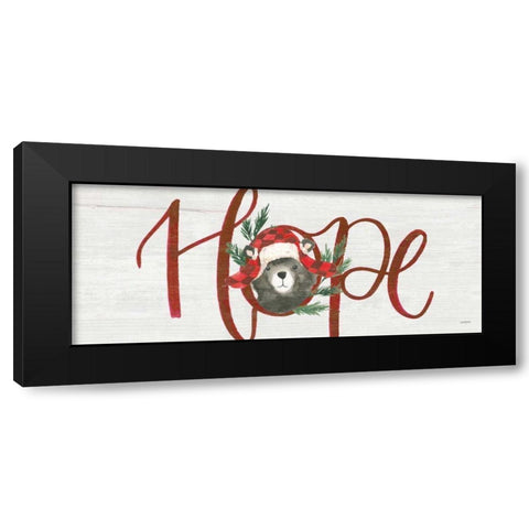 Critter Greetings III Black Modern Wood Framed Art Print with Double Matting by Jackson, Jenaya