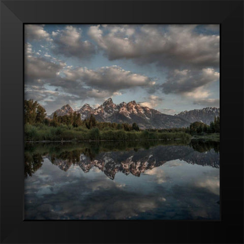 Scenic Landscape II Black Modern Wood Framed Art Print by Eichman, Andre