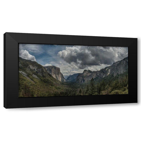 Scenic Landscape III Black Modern Wood Framed Art Print with Double Matting by Eichman, Andre