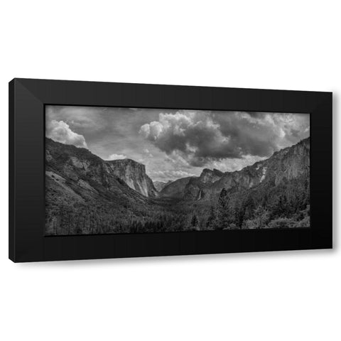 Scenic Landscape III BW Black Modern Wood Framed Art Print with Double Matting by Eichman, Andre