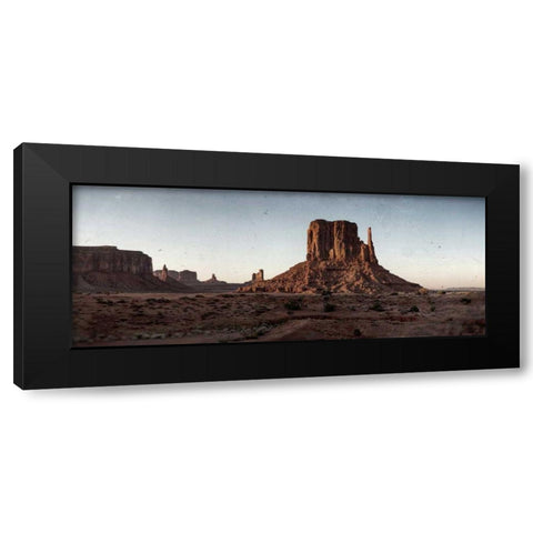 Scenic Landscape V Texture Black Modern Wood Framed Art Print with Double Matting by Eichman, Andre