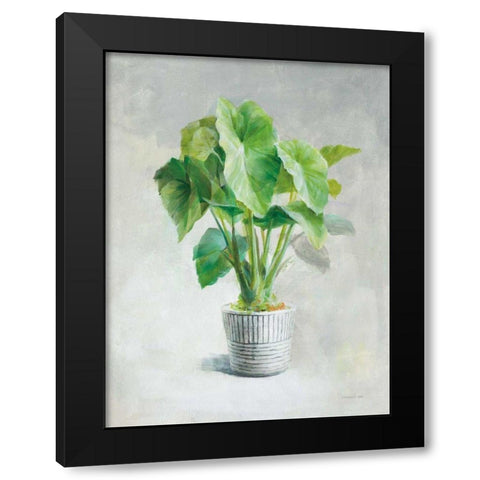 Greenhouse Palm I Black Modern Wood Framed Art Print by Nai, Danhui