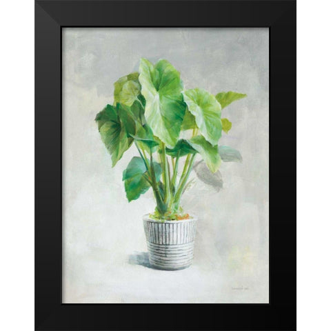 Greenhouse Palm I Black Modern Wood Framed Art Print by Nai, Danhui