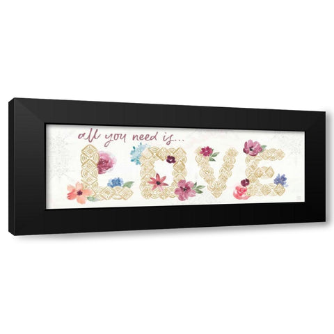 Naturally Inspired IV Black Modern Wood Framed Art Print by June, Dina