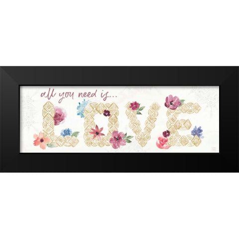Naturally Inspired IV Black Modern Wood Framed Art Print by June, Dina