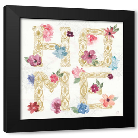 Naturally Inspired VII Black Modern Wood Framed Art Print by June, Dina