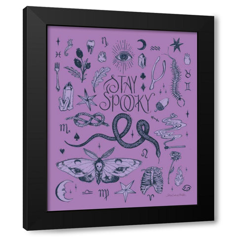 Something Wicked I Black Modern Wood Framed Art Print by Miller, Sara Zieve