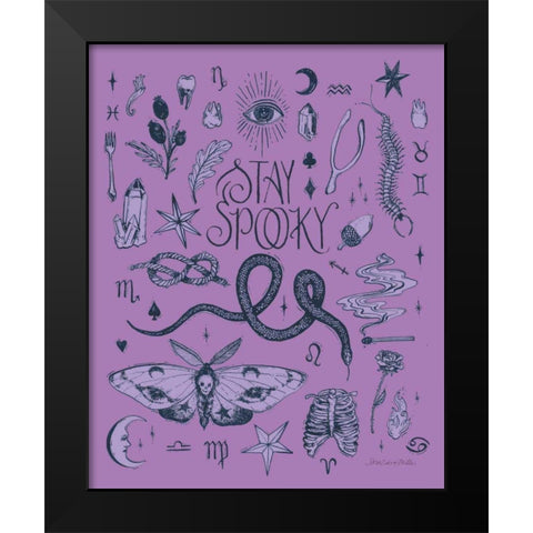 Something Wicked I Black Modern Wood Framed Art Print by Miller, Sara Zieve