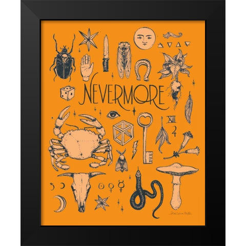 Something Wicked II Black Modern Wood Framed Art Print by Miller, Sara Zieve