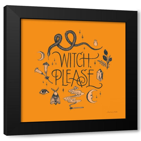 Something Wicked IV Black Modern Wood Framed Art Print by Miller, Sara Zieve