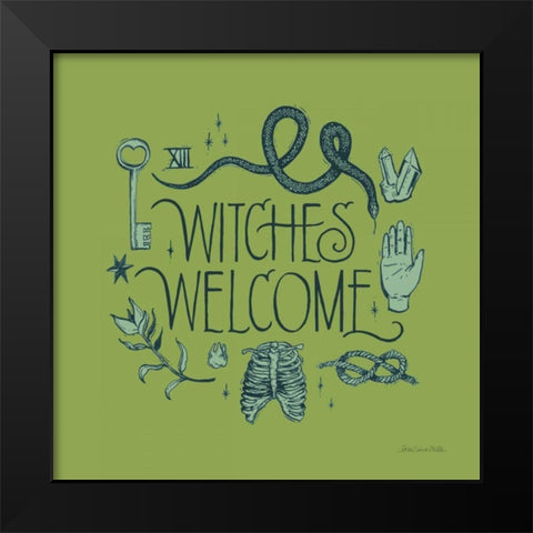 Something Wicked V Black Modern Wood Framed Art Print by Miller, Sara Zieve