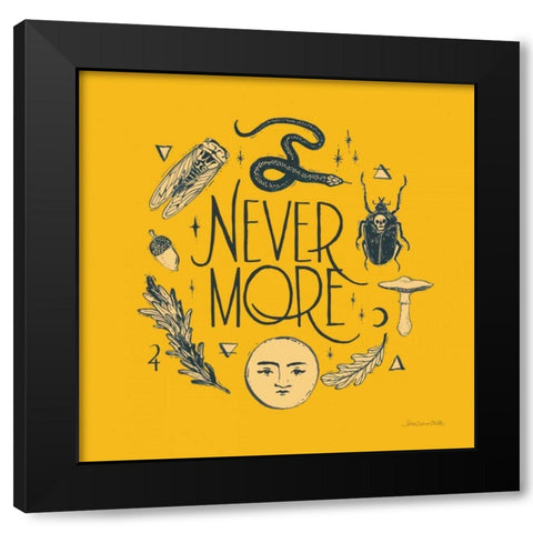 Something Wicked VI Black Modern Wood Framed Art Print by Miller, Sara Zieve