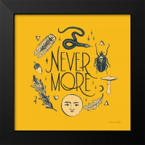 Something Wicked VI Black Modern Wood Framed Art Print by Miller, Sara Zieve