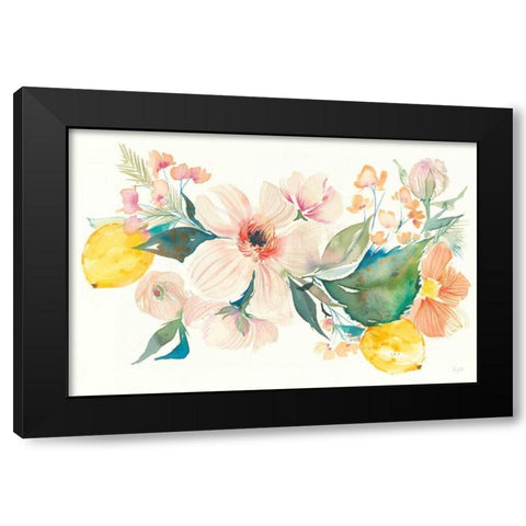 Citrus Summer II Black Modern Wood Framed Art Print by Rice, Kristy