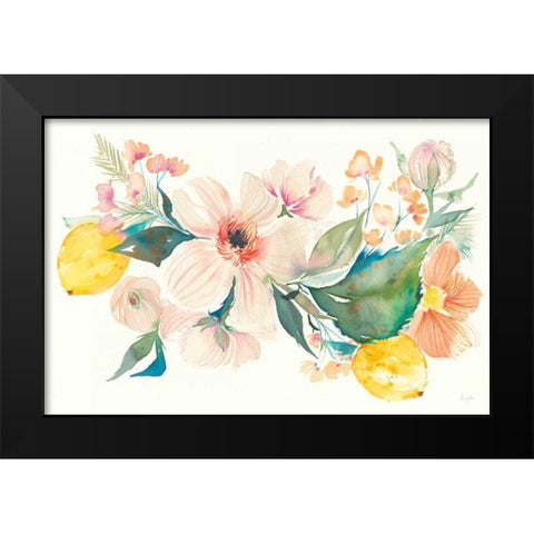 Citrus Summer II Black Modern Wood Framed Art Print by Rice, Kristy