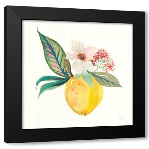 Citrus Summer IV Black Modern Wood Framed Art Print by Rice, Kristy