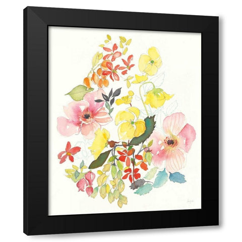 Citrus Summer VI Black Modern Wood Framed Art Print by Rice, Kristy