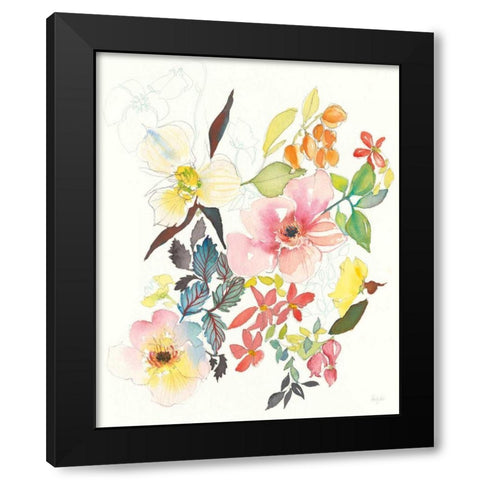 Citrus Summer VII Black Modern Wood Framed Art Print by Rice, Kristy