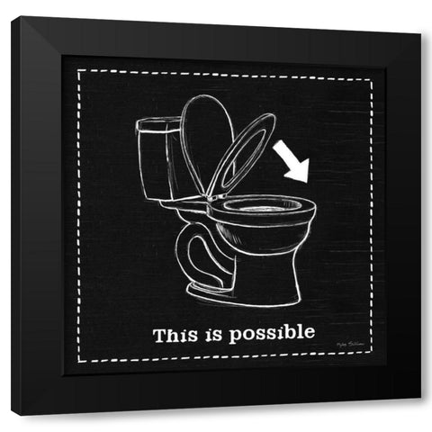 Home Improvement VI Black Black Modern Wood Framed Art Print by Sullivan, Myles