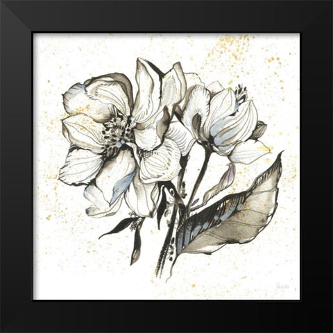 Elegance III Black Modern Wood Framed Art Print by Rice, Kristy