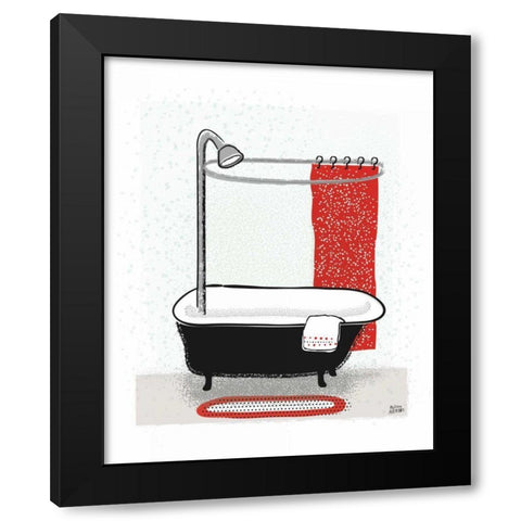 Bold Bath I Black Modern Wood Framed Art Print by Averinos, Melissa