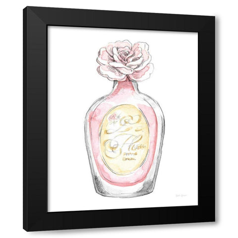 Glamour Pup Perfume I Black Modern Wood Framed Art Print with Double Matting by Grove, Beth