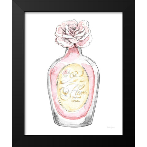 Glamour Pup Perfume I Black Modern Wood Framed Art Print by Grove, Beth