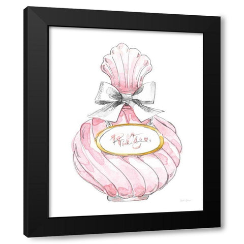 Glamour Pup Perfume II Black Modern Wood Framed Art Print by Grove, Beth
