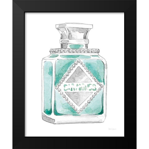 Glamour Pup Perfume III Black Modern Wood Framed Art Print by Grove, Beth