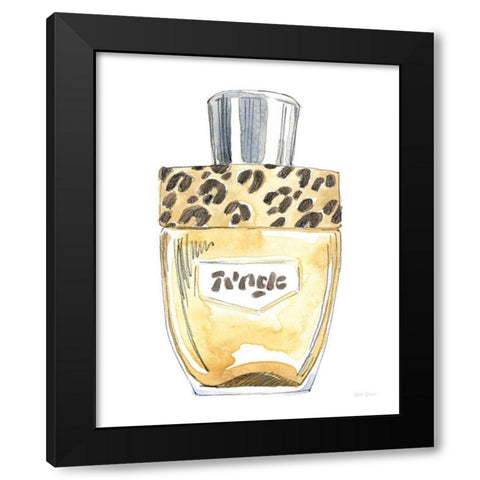 Glamour Pup Perfume IV Black Modern Wood Framed Art Print by Grove, Beth